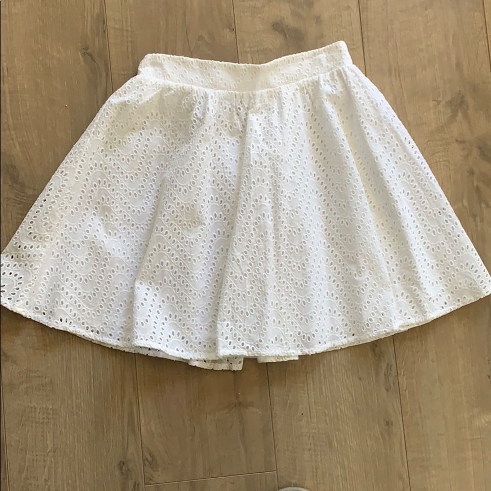 Express White Skirt